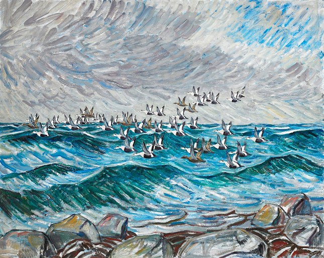  Knud Kyhn: Flyvende Ederfugle, fra 1945. Foto: Jes Larsen, Inferno.