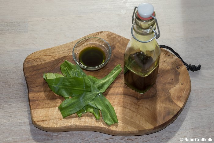 hjemmelavet ramsløg-olie
